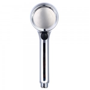 Water Save Chrome Shower Head With Stop Function