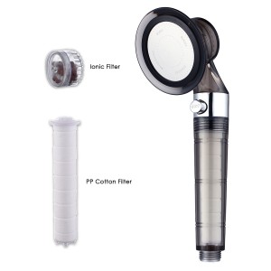 Filtered ShowerHead With High Pressure One Button Stop Magic Spray