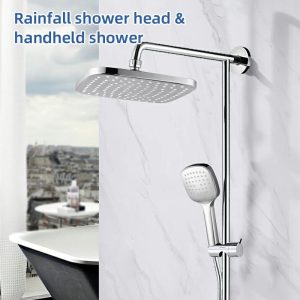 High Quality Rainfall Shower Head and Water Saving Handheld Shower