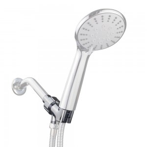 Metal Shower Head Holder for Hand Held Showerheads, Universal Wall Hook Bracket