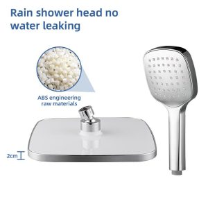 High Quality Rainfall Shower Head and Water Saving Handheld Shower