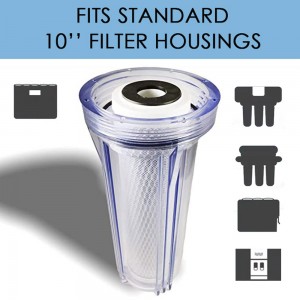 CTO Activated Carbon Block Water Purifier Filter Cartridge 10 Inch