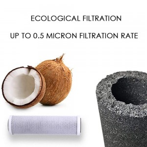 CTO Activated Carbon Block Water Purifier Filter Cartridge 10 Inch