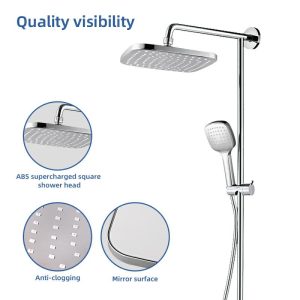 High Quality Rainfall Shower Head and Water Saving Handheld Shower