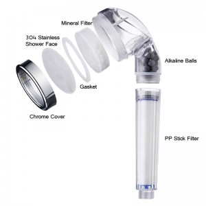 Ionic Filter Shower Head