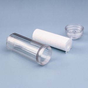 Transparent Replaceable 5 Micron PP Cotton Water Filter