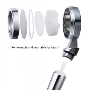 Ionic Filterer Shower Head, Water Saving Chrome Negative Ion Filter